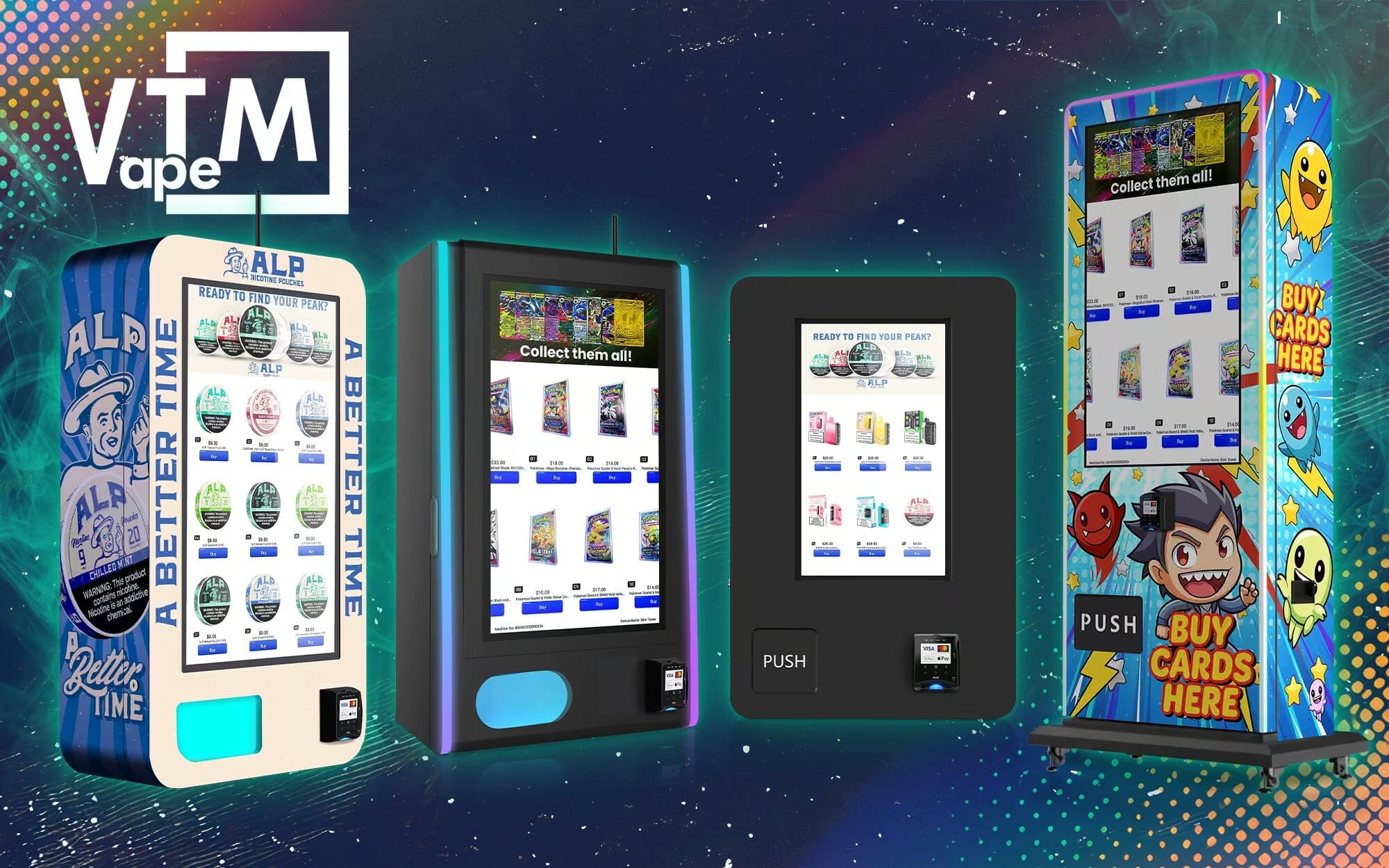 Smart Vending Machines for Sale | Mystery & Pokemon | VapeTM Smart Vending Machines for Sale | Mystery & Pokemon | VapeTM