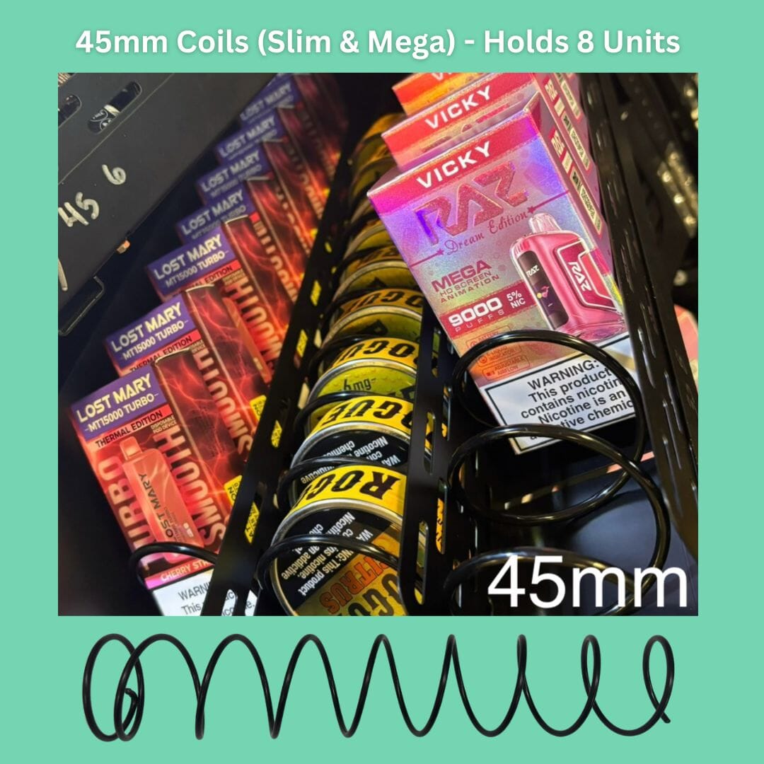 Extra Coils (5-Pack) for Wall Mounts: Select Size