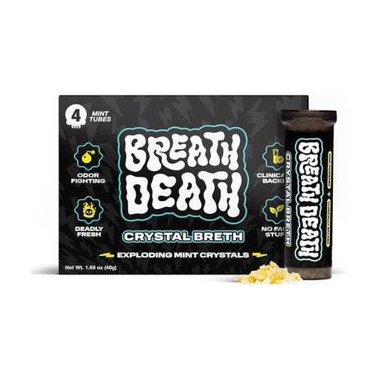 Breath Death Crystal Breth – Exploding Mint Crystals for Deadly Fresh Confidence (8-pack) Nightlife Product After Hours