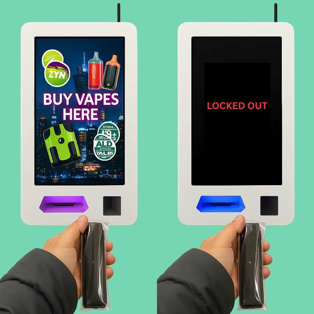 Operational Lockout Device for Vending Machine Operational Lockout Device for Vending Machine