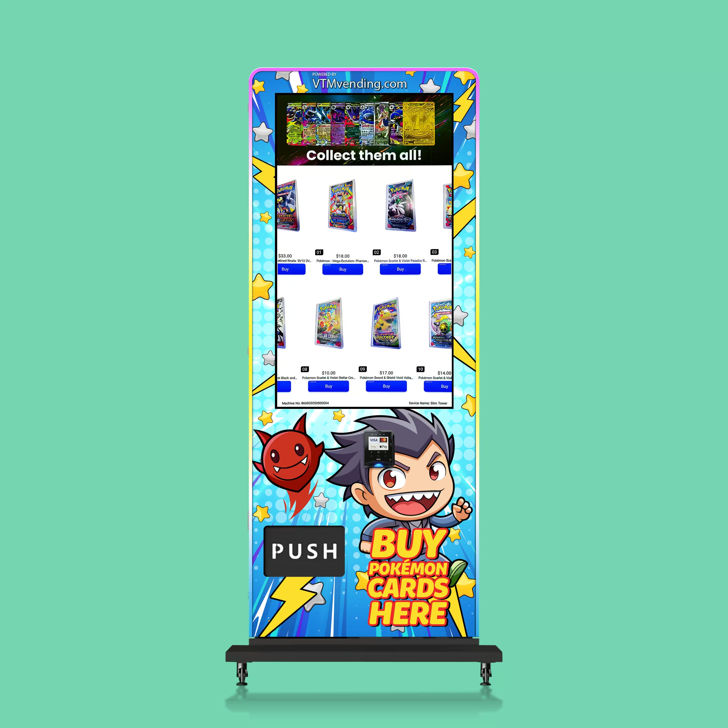 VapeTM Vending Machine Wraps | Custom Themes to Drive Sales