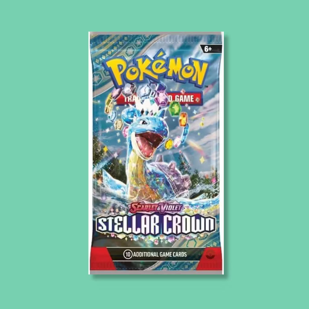 crown stellar booster box Amazon.com: POKEMON TCG: Scarlet & Violet Stellar Crown BOOSTER BUNDLE :  Toys & Games main image 1