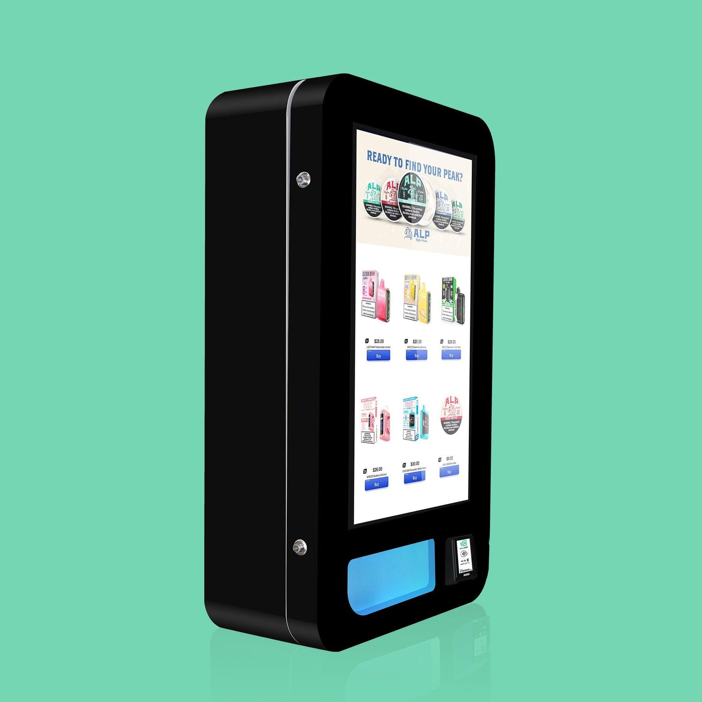 {{ product.title }} – {{ VTM }} for smart vending with cashless, age verification, and US support.