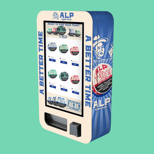 The Pouch Stacker Mega: America's First Pouch-Only Vending Machine - Pre Order Now
