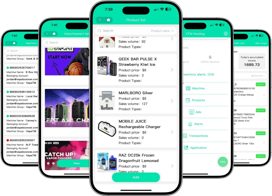 {{ product.title }} – {{ Service }} for smart vending with cashless, age verification, and US support.