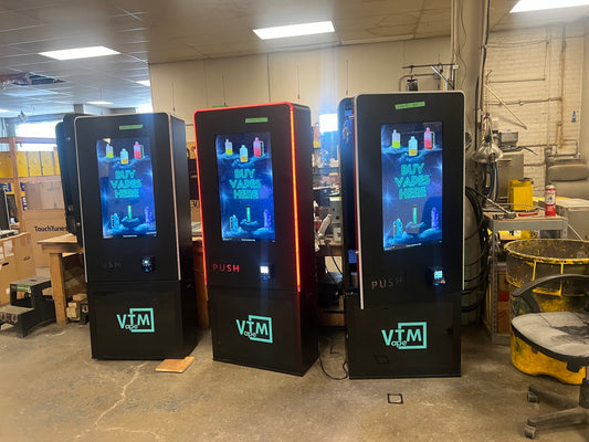 Vape Machines Programmed and Staged for Install 