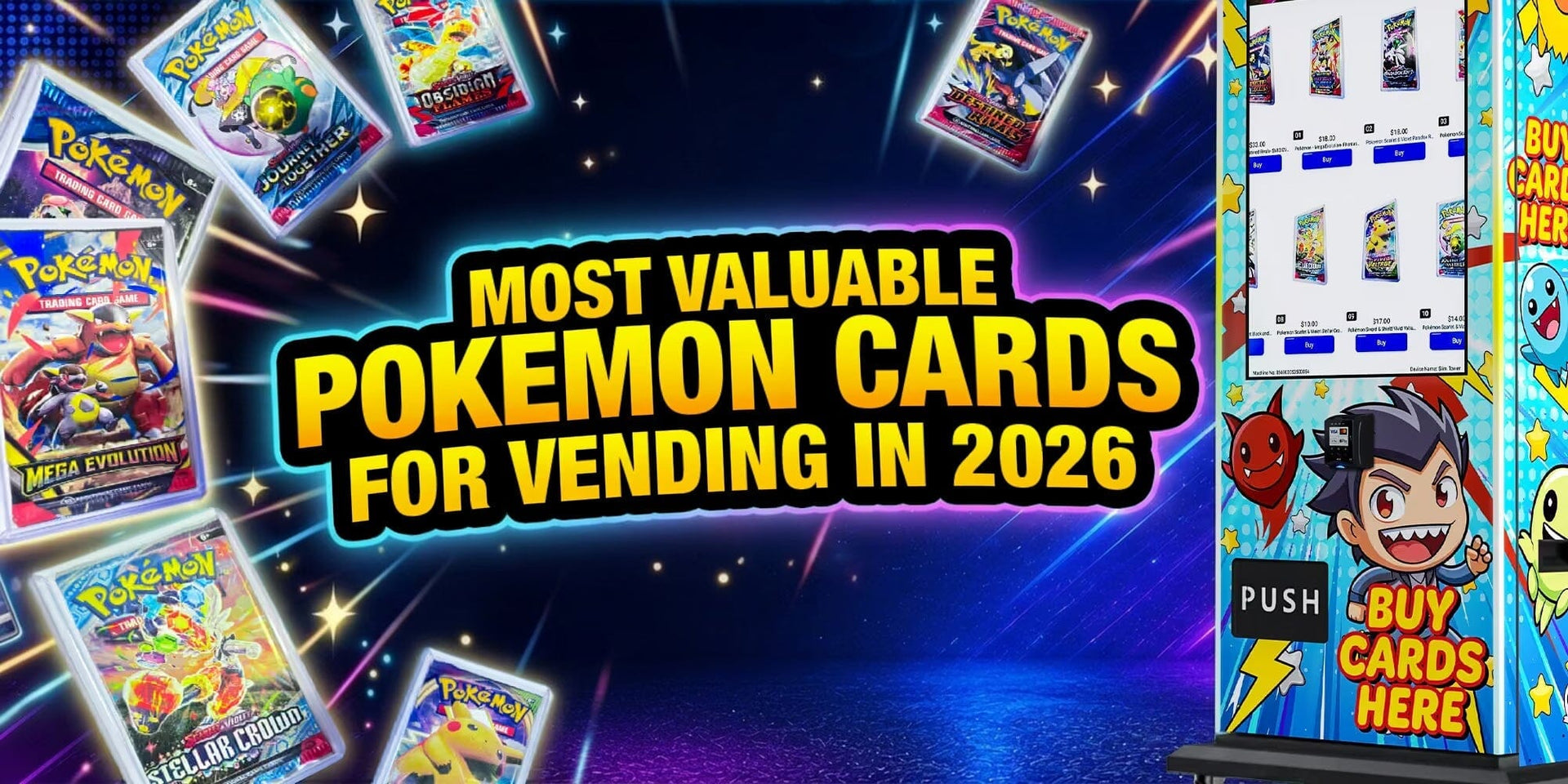 Most Valuable Pokemon Cards for Vending Machines 2026 | VTM Most Valuable Pokemon Cards for Vending Machines 2026 | VTM