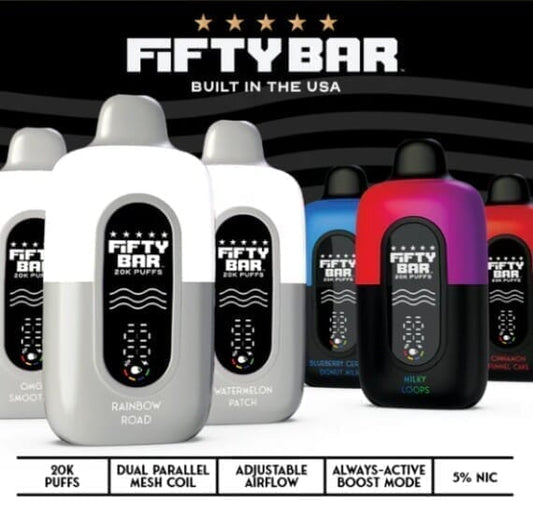 Fifty Bar and USA Made Vapes Still Legal In Texas