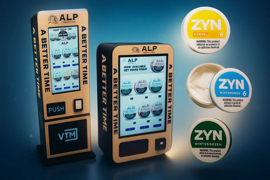 Zyn vending machines for compliance and profits by VapeTM and ZynVend