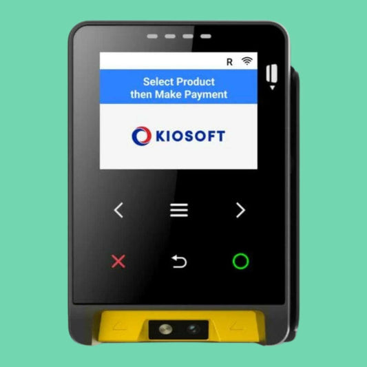 Kiosoft Ultra Series VQ-M Credit Card Payment Terminal. Preferred by operators switching away from Nayax due to compliance and cost issues.