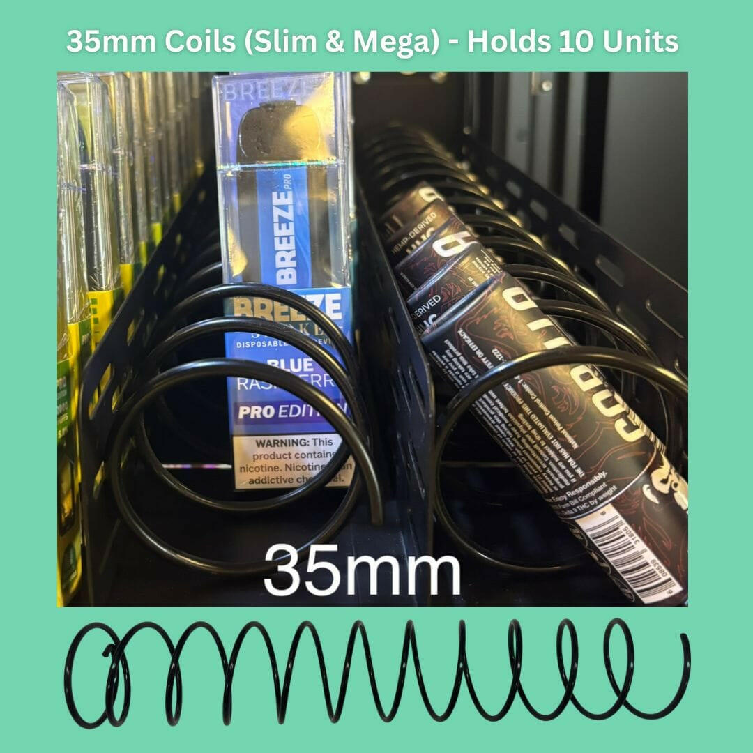 Extra Coils (5-Pack), Pick your Size Accessories VapeTM 35mm Mini Wall 