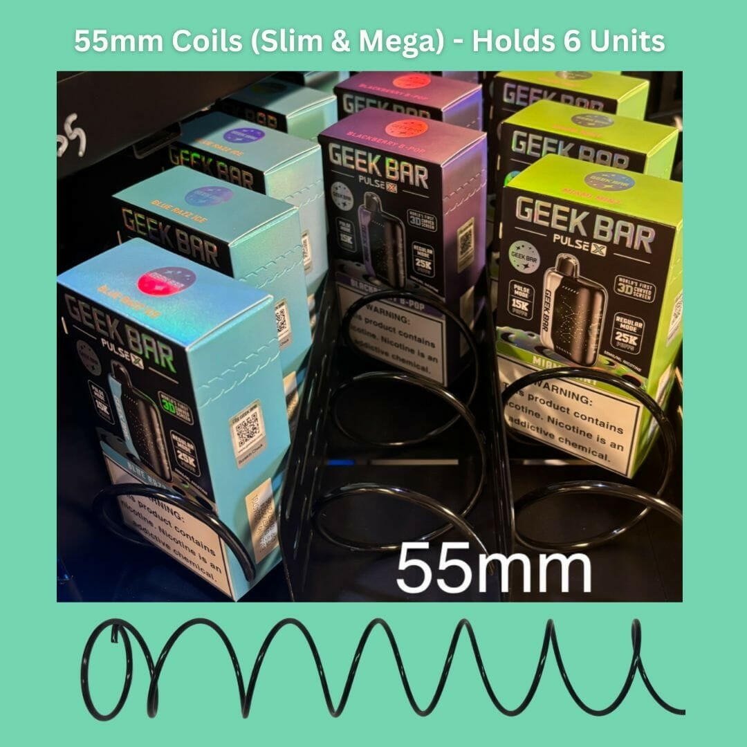 Extra Coils (5-Pack), Pick your Size Accessories VapeTM 55mm Mini Wall 