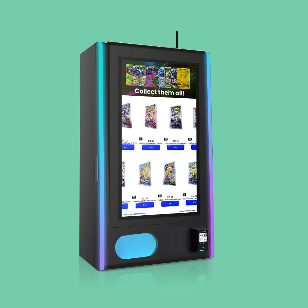 Mega Wall 2.0 TCG Trading Card Vending Machine | VapeTM Mega Wall 2.0 TCG Trading Card Vending Machine | VapeTM