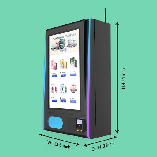 Mega Wall 2.0: Vape Machine with LED Lights & Electronic Lock VTM VapeTM 