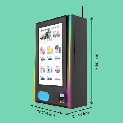 Mega Wall 2.0: Vape Machine with LED Lights & Electronic Lock VTM VapeTM 