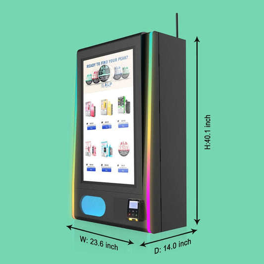 Mega Wall 2.0: Vape Machine with LED Lights & Electronic Lock VTM VapeTM 