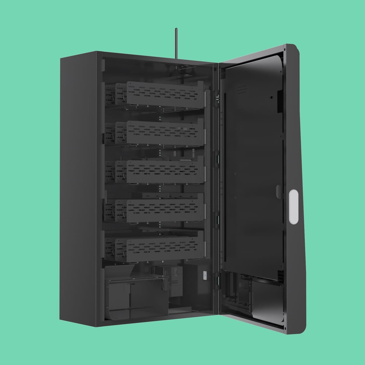 Mega Wall 2.0: Vape Machine with LED Lights & Electronic Lock VTM VapeTM 