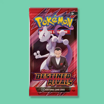 Pokémon TCG Scarlet & Violet Destined Rivals Booster Pack – Mewtwo & Giovanni