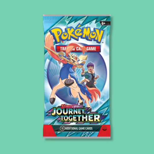 Pokémon TCG Scarlet & Violet Journey Together Booster Pack – 10 Additional Game Cards