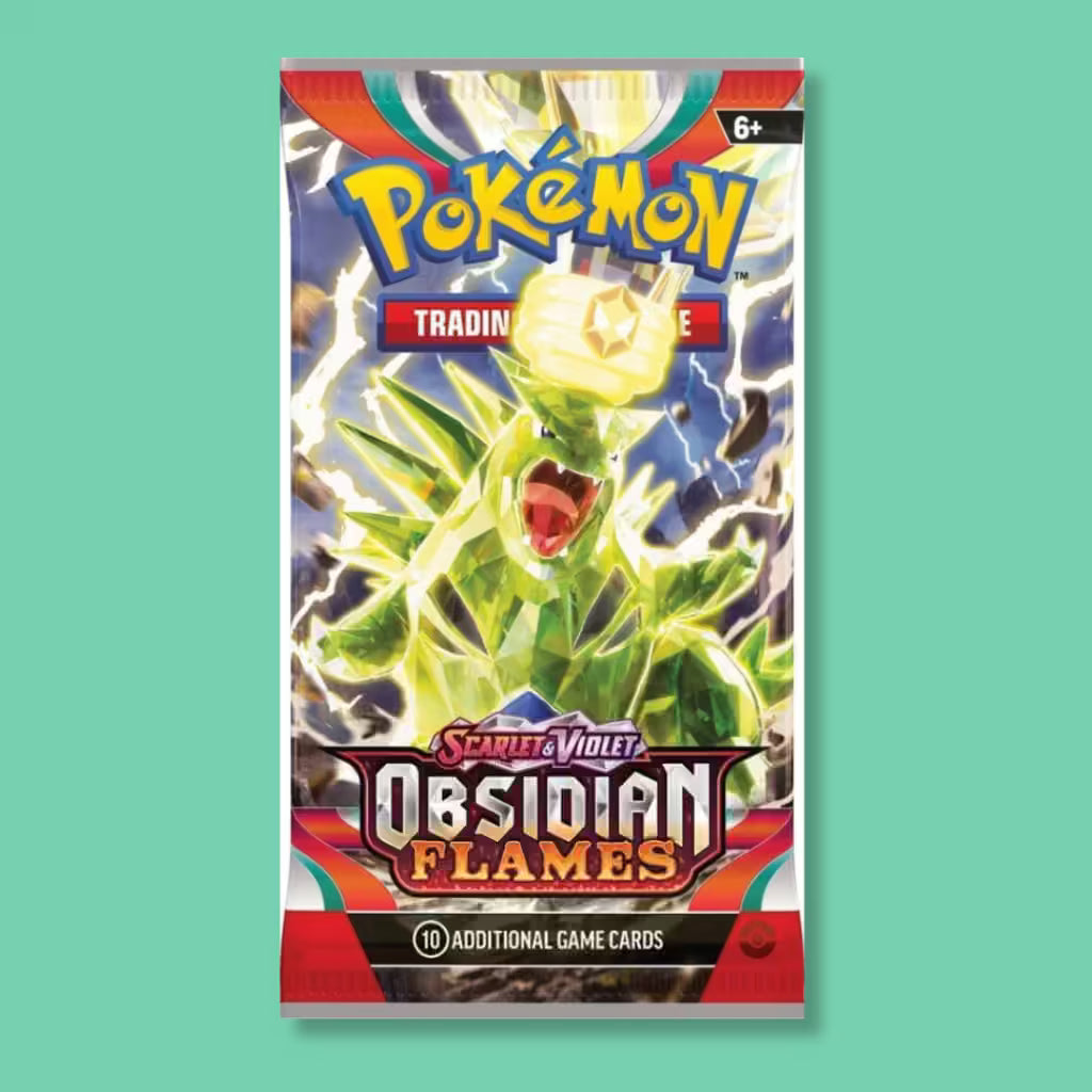 Pokémon TCG Scarlet & Violet Obsidian Flames Booster Pack – Tyranitar