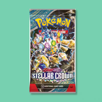 Pokémon TCG Scarlet & Violet Stellar Crown Booster Pack - Galvantula 