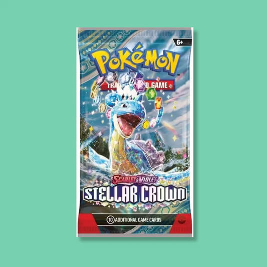 Pokémon TCG Scarlet & Violet Stellar Crown Booster Pack – Lapras