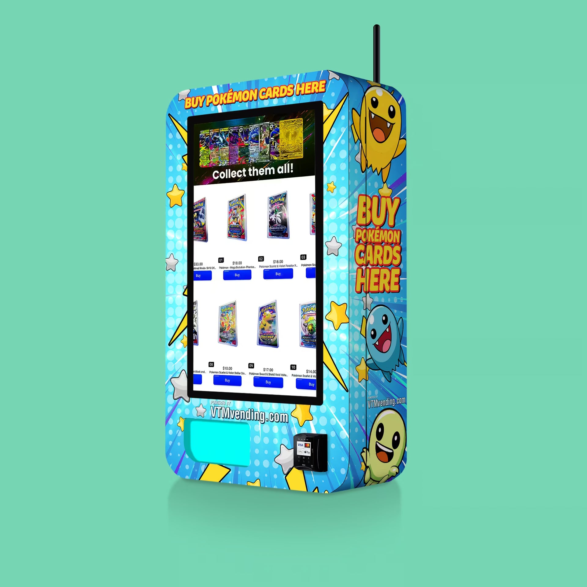 Pokemon Vending Machine: Slim Wall TCG | USA & Canada