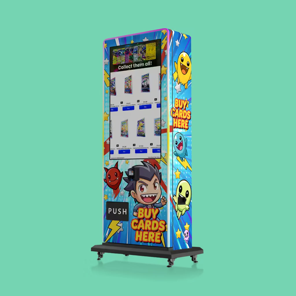 Slim Tower 2.0 TCG Trading Card Vending Machine | VapeTM Slim Tower 2.0 TCG Trading Card Vending Machine | VapeTM