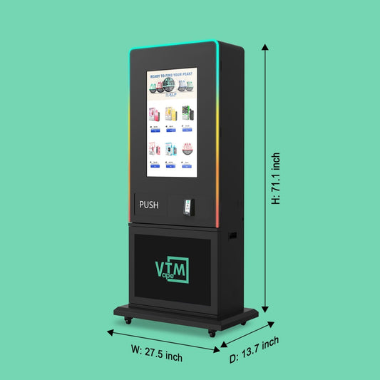 Slim Tower: Sleek, Thin, High-Capacity, & Free-Standing Vape Machine VTM VapeTM 