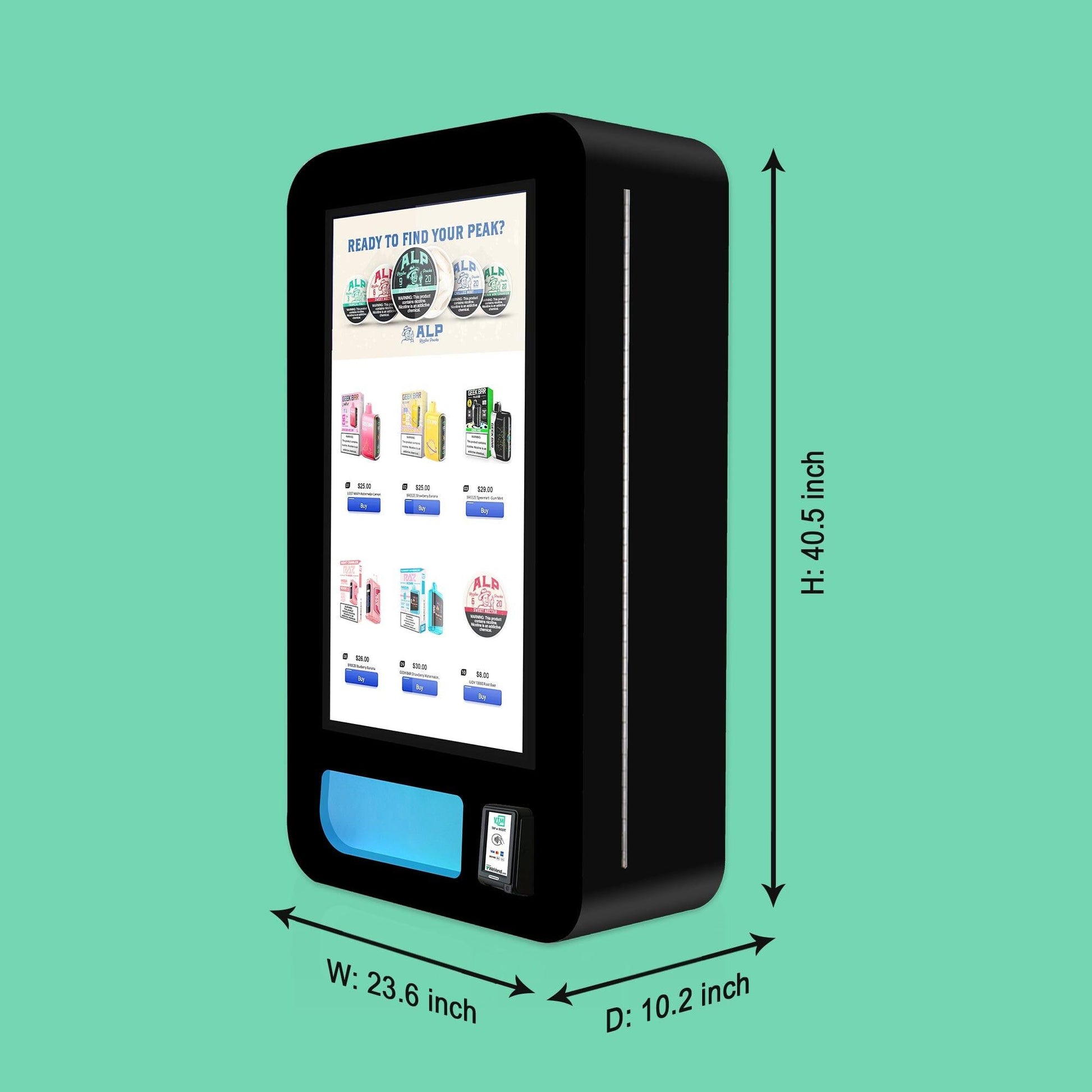 Slim Wall Vape Vending Machine | Wall-Mounted | VapeTM | VapeTM Slim Wall Vape Vending Machine | Wall-Mounted | VapeTM | VapeTM