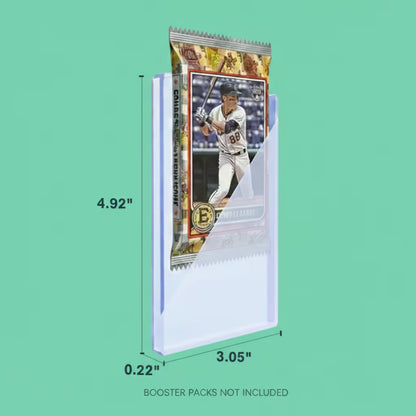 Sports card pack protective case for vending machine use compatible with 22mm coils and built for reliable retail dispensing